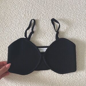 Babaton sculpt knit Ribbed Bralettes